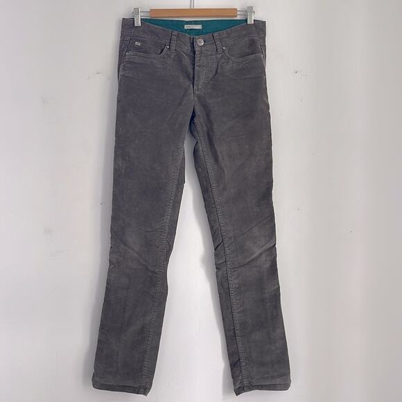 Horny Toad fine tooth corduroy slim straight leg flat front pants sz 4 - Picture 1 of 7